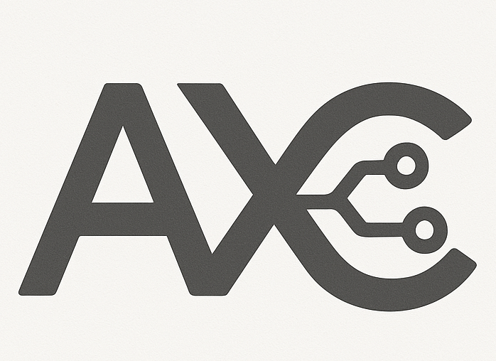 A X C logo